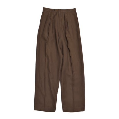 Vintage Three Tuck Linen Slacks