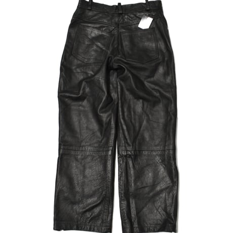 Vintage Leather Zip Pants
