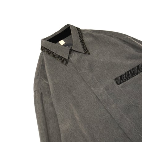 Vintage Fly Front Design L/S Shirt