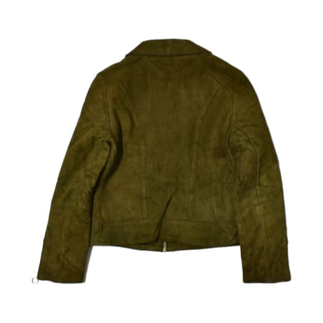 Vintage Suede Leather Short Jacket