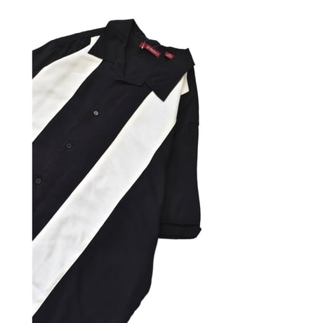 Switching Open Collar S/S Shirt