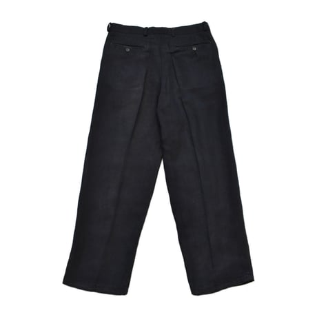 EURO Vintage Linen Blend One Tuck Slacks