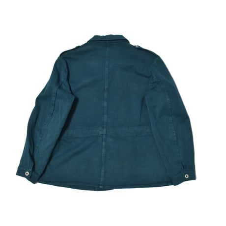 50s Swiss Military Denim Work Jacket -over dye-