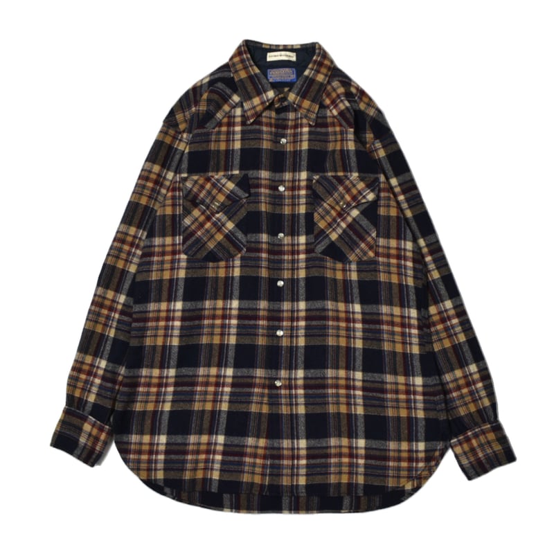 g*d様 値下げ70s PENDLETON vintage wool shirt 70s Vintage “PENDLETON” Western Wool L/S Shirt