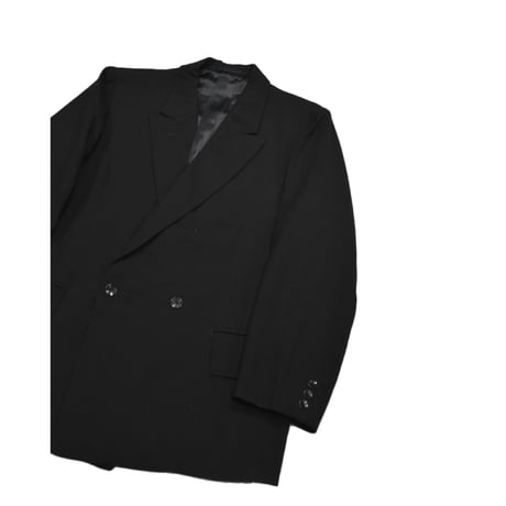 EURO Vintage Double Breasted Tailored SET UP -Black-