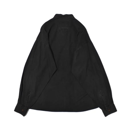 Vintage Stand Collar Design L/S Shirt