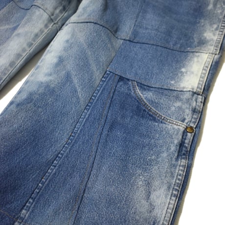 "Remake by VERS" Switching Flare Denim Pants
