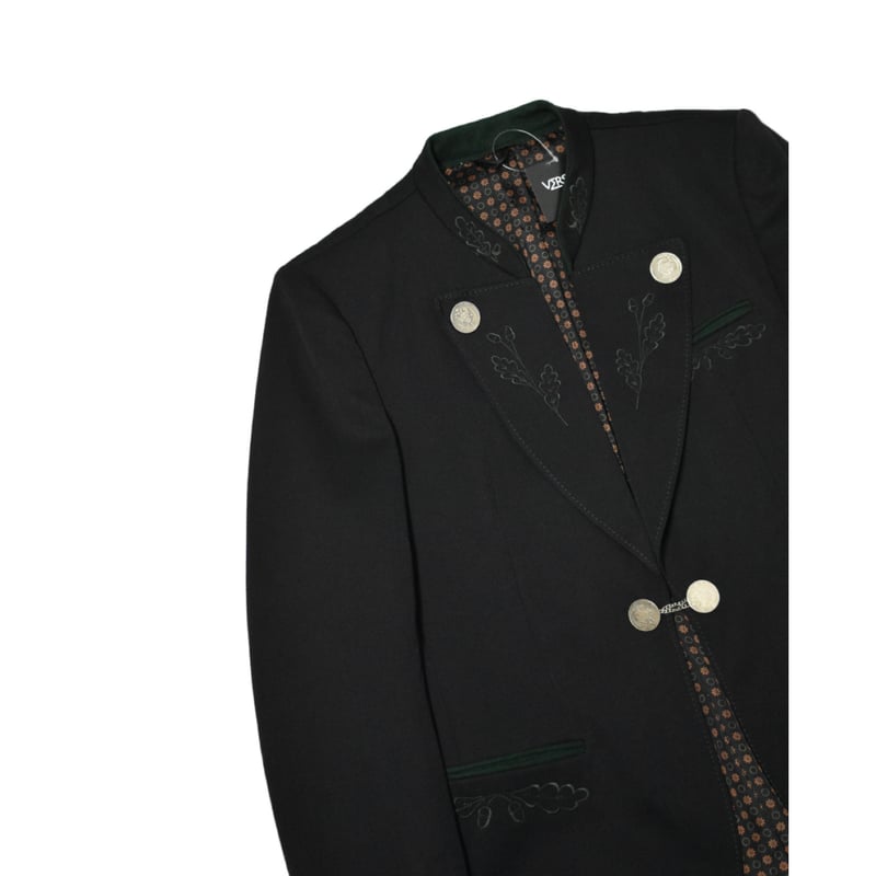 EURO Vintage Embroidery Tyrolean Jacket -Metal