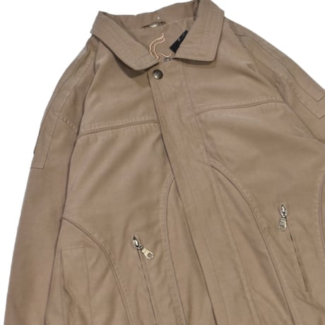 Light Brown Utility Collar Jacket