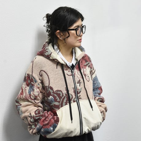"Remake by VERS" Vintage Rug Hoodie Jacket