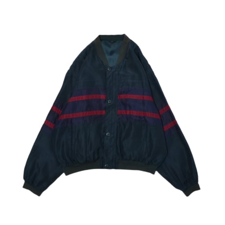 Vintage Switching Silk Blouson
