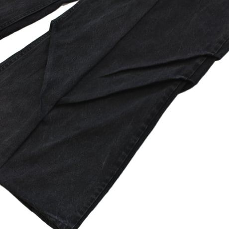 "Remake by VERS" Asymmetric Tuck Denim Trousers