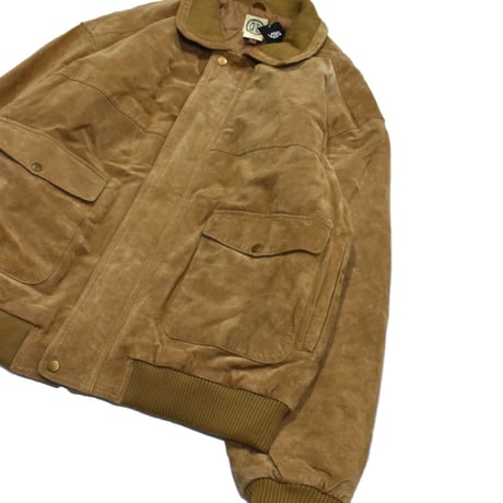 Vintage Suede Leather Blouson