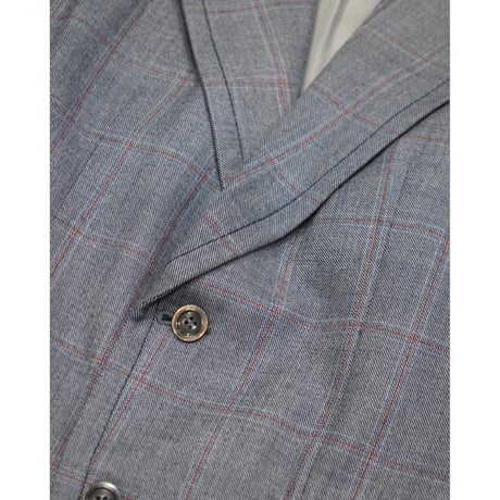 German Vintage Windowpane Wool SET-UP