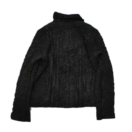 Popcorn Textured Zip Jacket