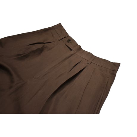 Vintage Three Tuck Linen Slacks