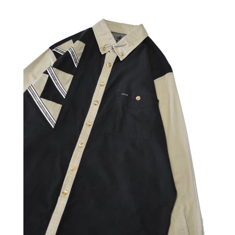 Retro Wave Switching L/S Shirt