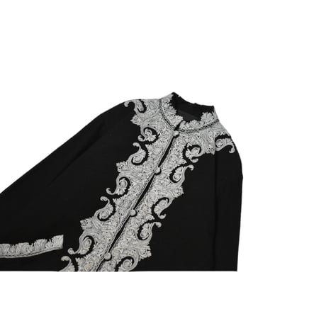 Embroidery Mao Collar Jacket