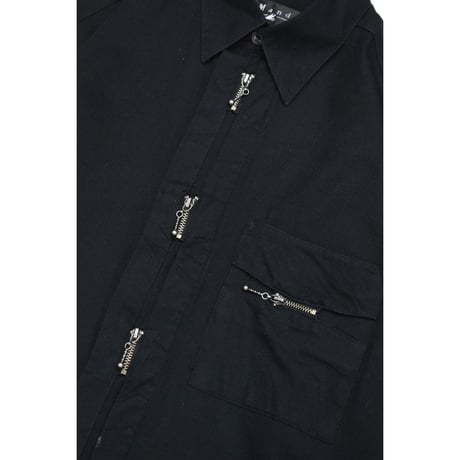 Zip Ornament Fly Front L/S Shirt