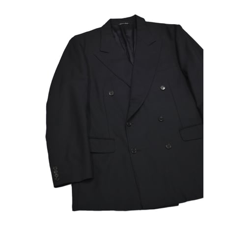 EURO Vintage Italian Double Breasted Tailored SET UP -Navy-
