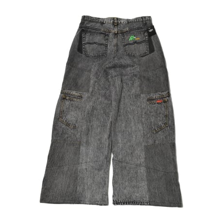 "Remake by VERS" Switching Flare Denim Pants
