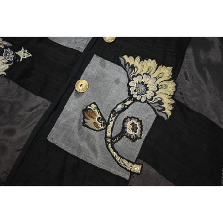 Flower Embroidery Goblin Design Jacket
