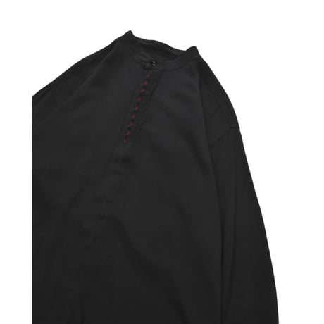 Embroidery Fly Front L/S Shirt