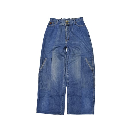 "Remake by VERS" Switching Wide Denim Pants
