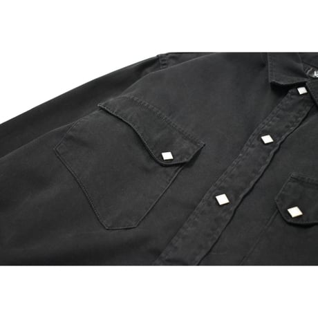 "Remake by VERS" Asymmetrical Western L/S Shirt