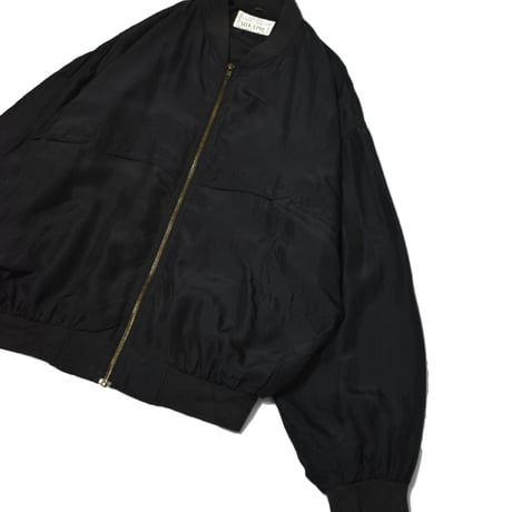 Vintage Silk Bomber Jacket