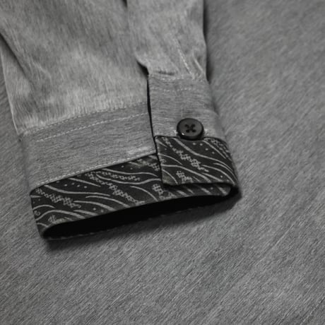 Vintage Fly Front Design L/S Shirt