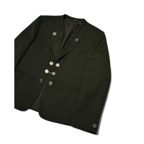 EURO Vintage Embroidery Tyrolean Jacket -Metal Coin Button-