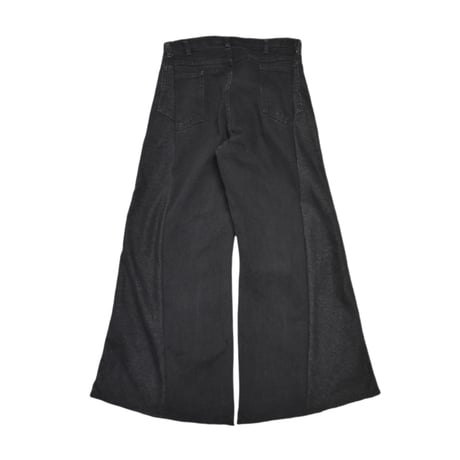VERS Remake German Army Camo Patch Flare Denim Pants