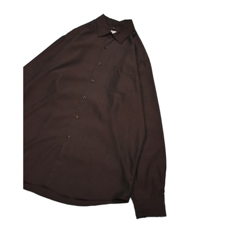 Minimal Texture Dress L/S Shirt