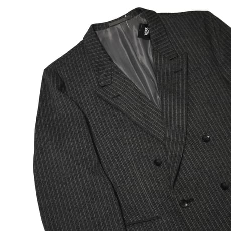 EURO Vintage DDR Double Breasted Pinstripe Tailored Jacket