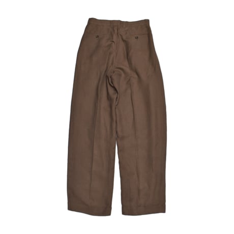 Vintage Three Tuck Linen Slacks