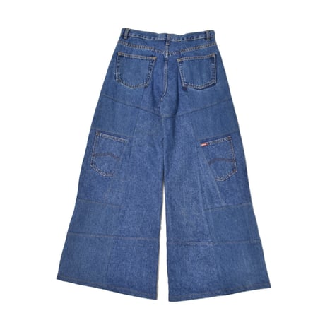 "Remake by VERS" Switching Flare Denim Pants