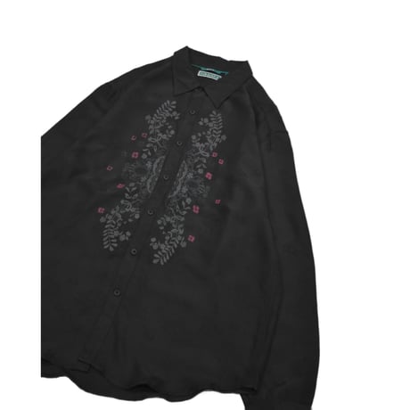 Botanical Ornament Jacquard L/S Shirt