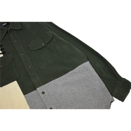 "Remake by VERS" Docking Chamois Cloth L/S Shirt