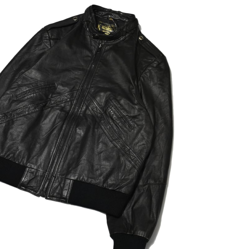 ジャケット・アウター vintage western short leather jacket VINTAGE LEATHER SHORT JACKET/S | 古着屋FERANTRACING【公式