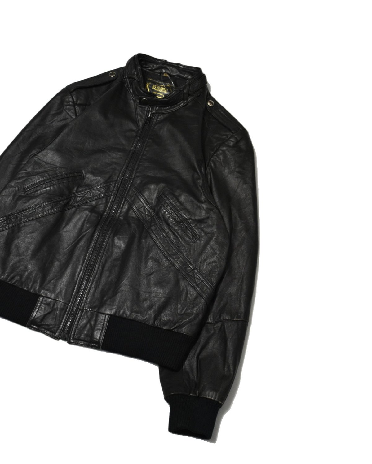 Vintage Short Length Real Leather Jacket | 水戸 古