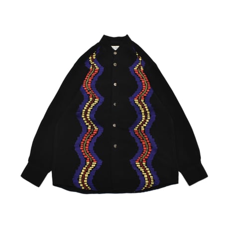Serpentine Embroidery Design L/S Shirt