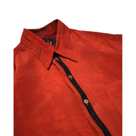 Fly Front Design S/S Shirt