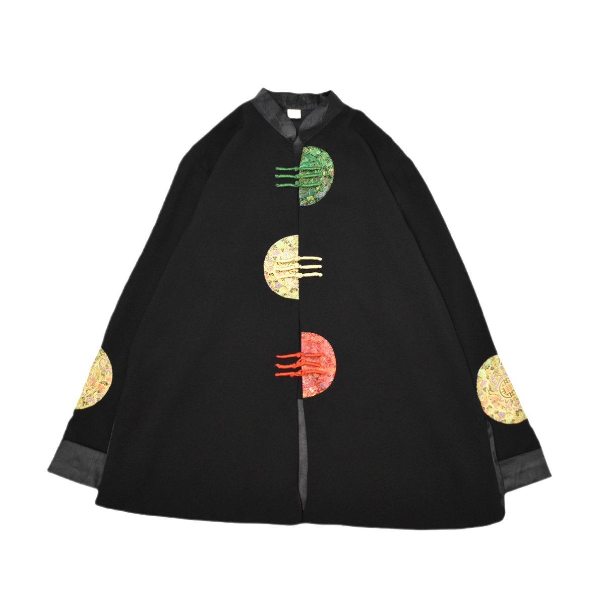 Vintage Embroidery Silk China Jacket | 茨城 水戸 リメ