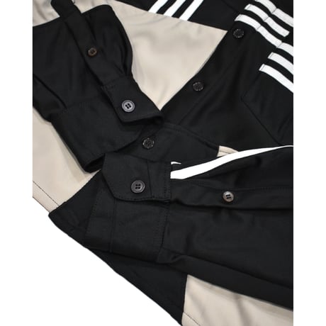 "Remake by VERS" Track Dress Shirt Jacket