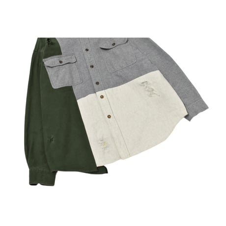 "Remake by VERS" Docking Chamois Cloth L/S Shirt