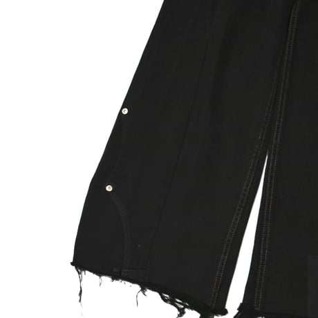 "Remake by VERS" Upside Down Flare Denim Pants - Original Overdye -