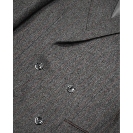 French Vintage Pinstripe Wool  SET-UP
