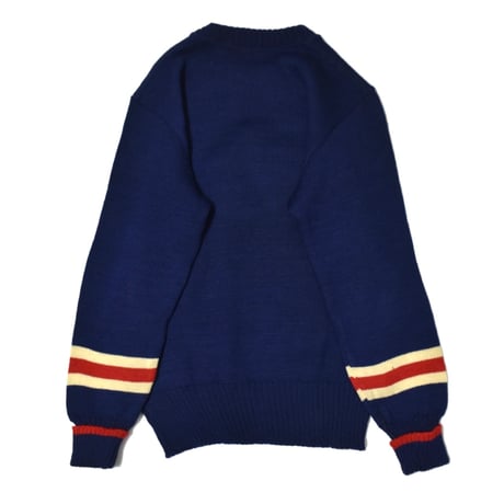 50s-60s US Vintage Letterman Wool Sweater