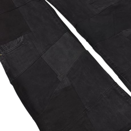 "Remake by VERS" Switching Flare Denim Pants